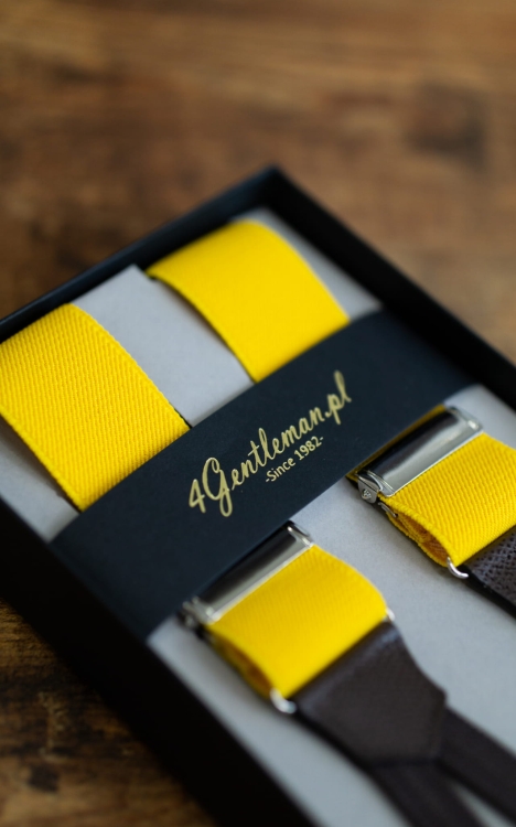 Klasyczne Szelki Żółte