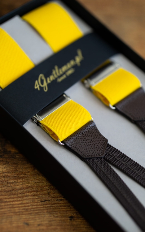 Klasyczne Szelki Żółte