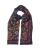 Szal granatowy Calabrese 1924, 100% wełna
