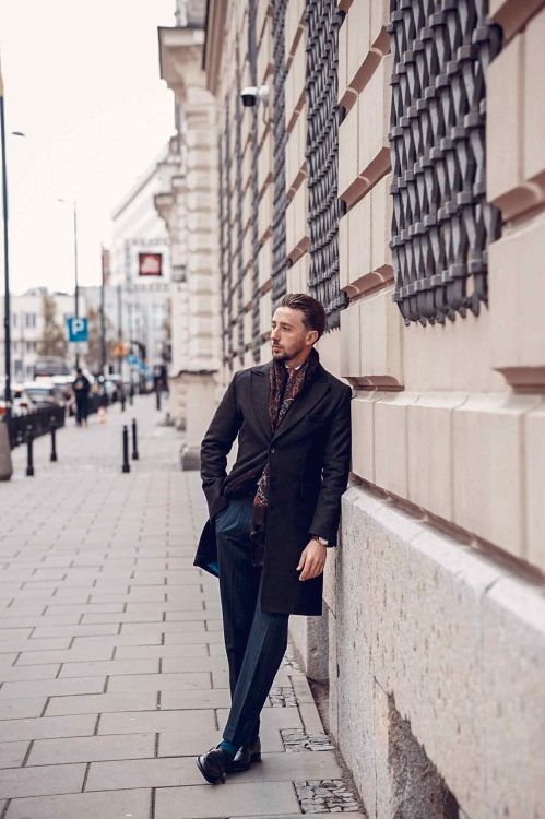 Płaszcz Wełna/Kaszmir Czekoladowy