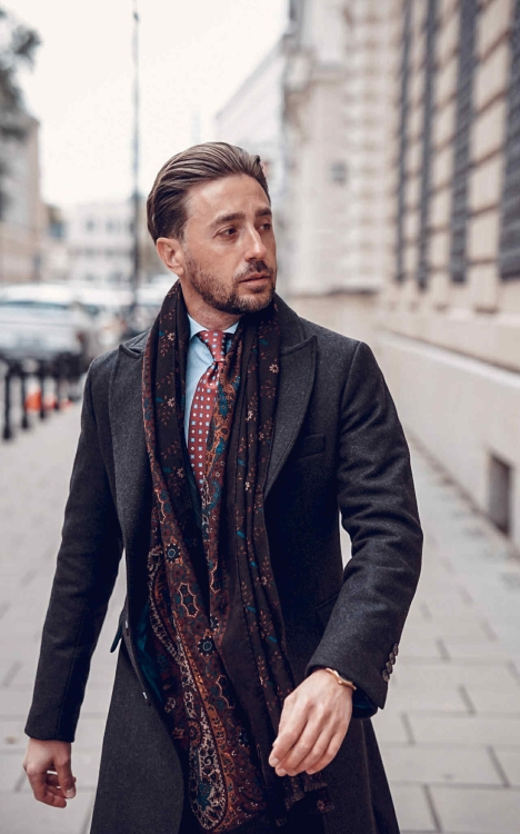 Płaszcz Wełna/Kaszmir Czekoladowy