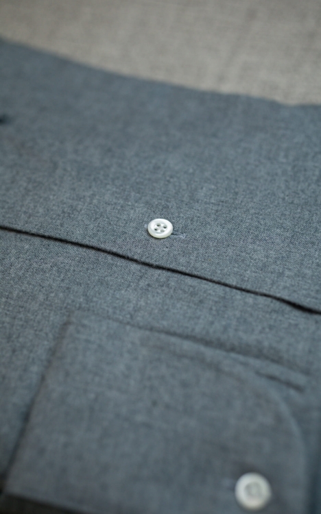 Bawełniana Koszula Flanelowa Szara BD