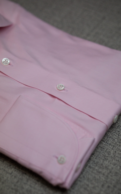 Bawełniana Koszula Różowy Oxford