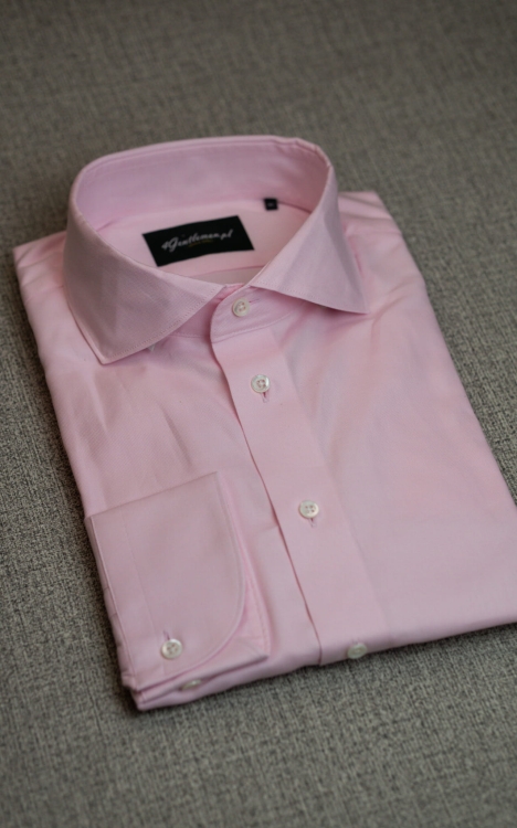 Bawełniana Koszula Różowy Oxford