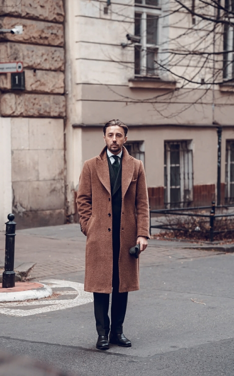 Płaszcz Wełna z Alpaki Sankt Moritz