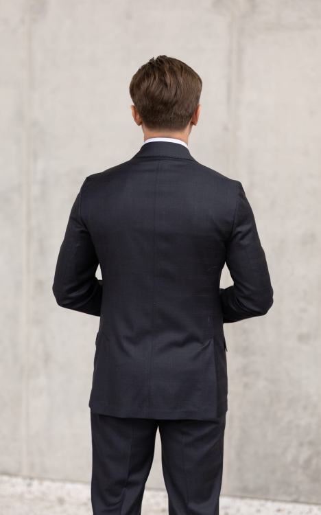 Daytona navy suit Loro Piana