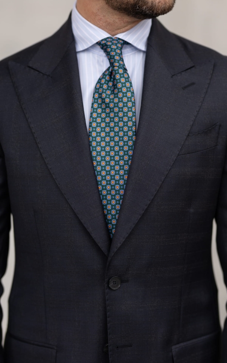 Daytona navy suit Loro Piana