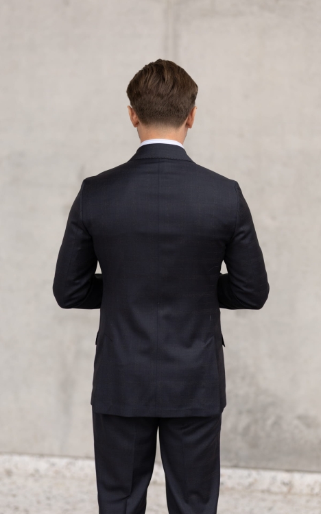 Daytona navy suit Loro Piana