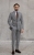 Daytona grey suit in a subtle pinstripe