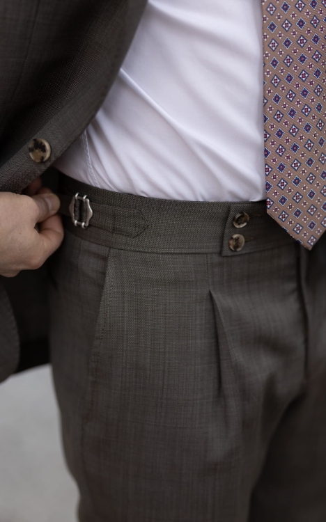 Garnitur Wełniany Cappuccino