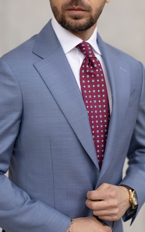 Light blue suit Guabello 1815