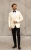 Cream-colored Tuxedo Jacket