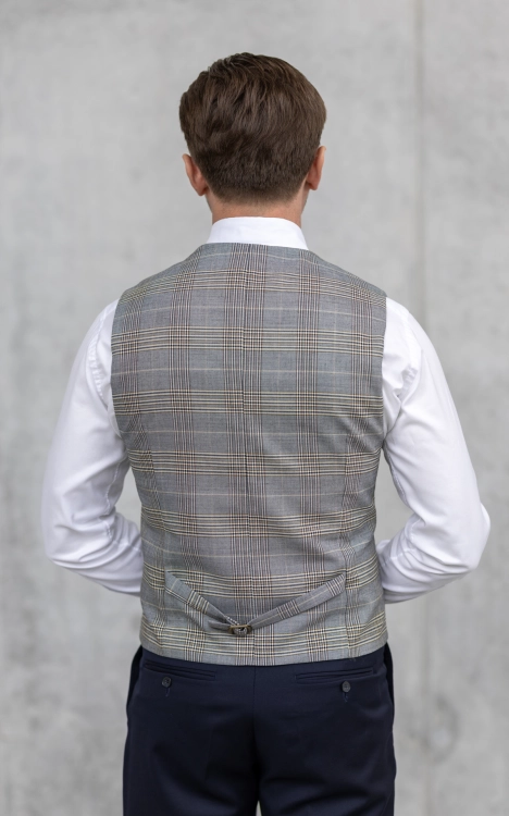 Kamizelka Dwurzędowa Como 100% Wełna