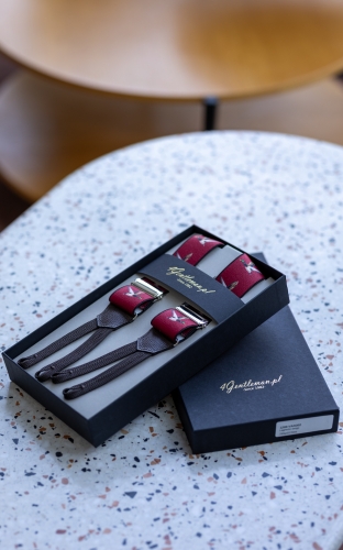 Szelki Anatre bordeaux