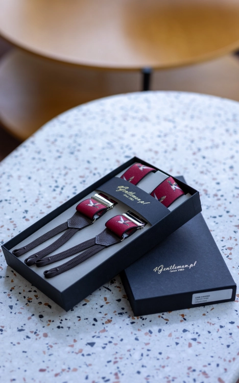 Szelki Anatre bordeaux