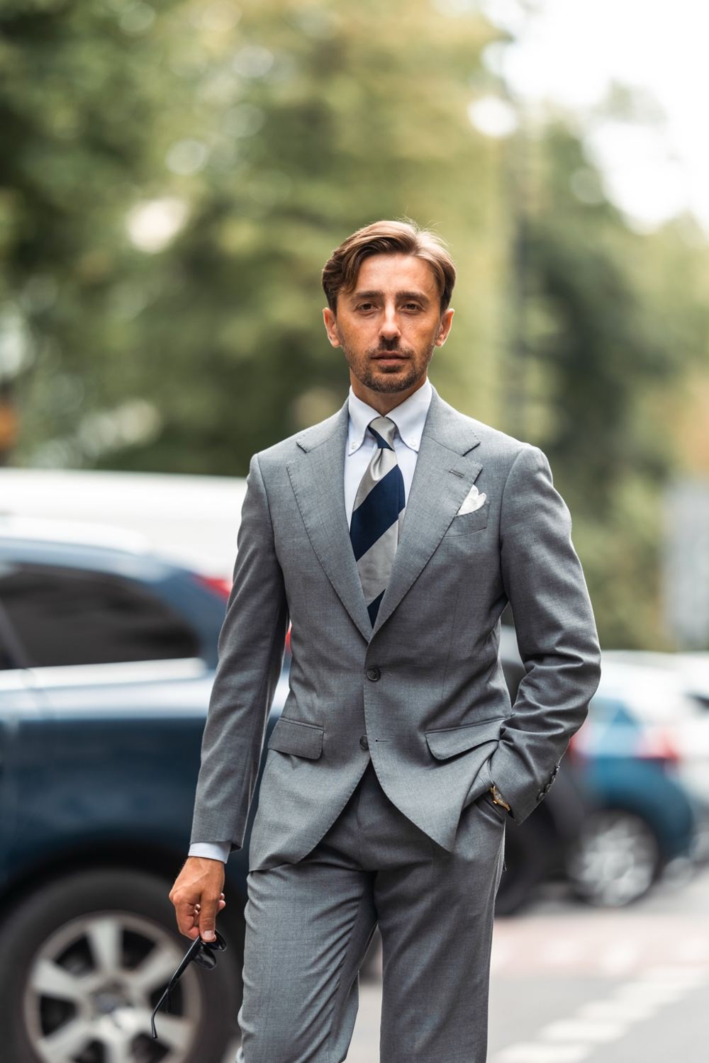 Szary garnitur 4Gentleman